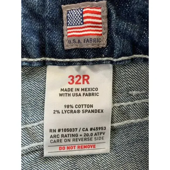 Ariat FR Mid Rise Bootcut Entwined Jeans, size 32 - Picture 8 of 12